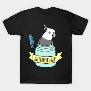 antidepressant grey cockatiel T-Shirt